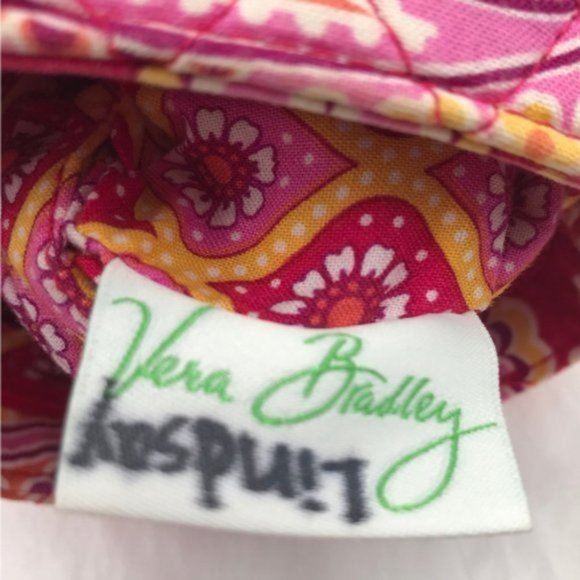 Vera Bradley Hannah Mini Raspberry Fizz Retired - Picture 5 of 6